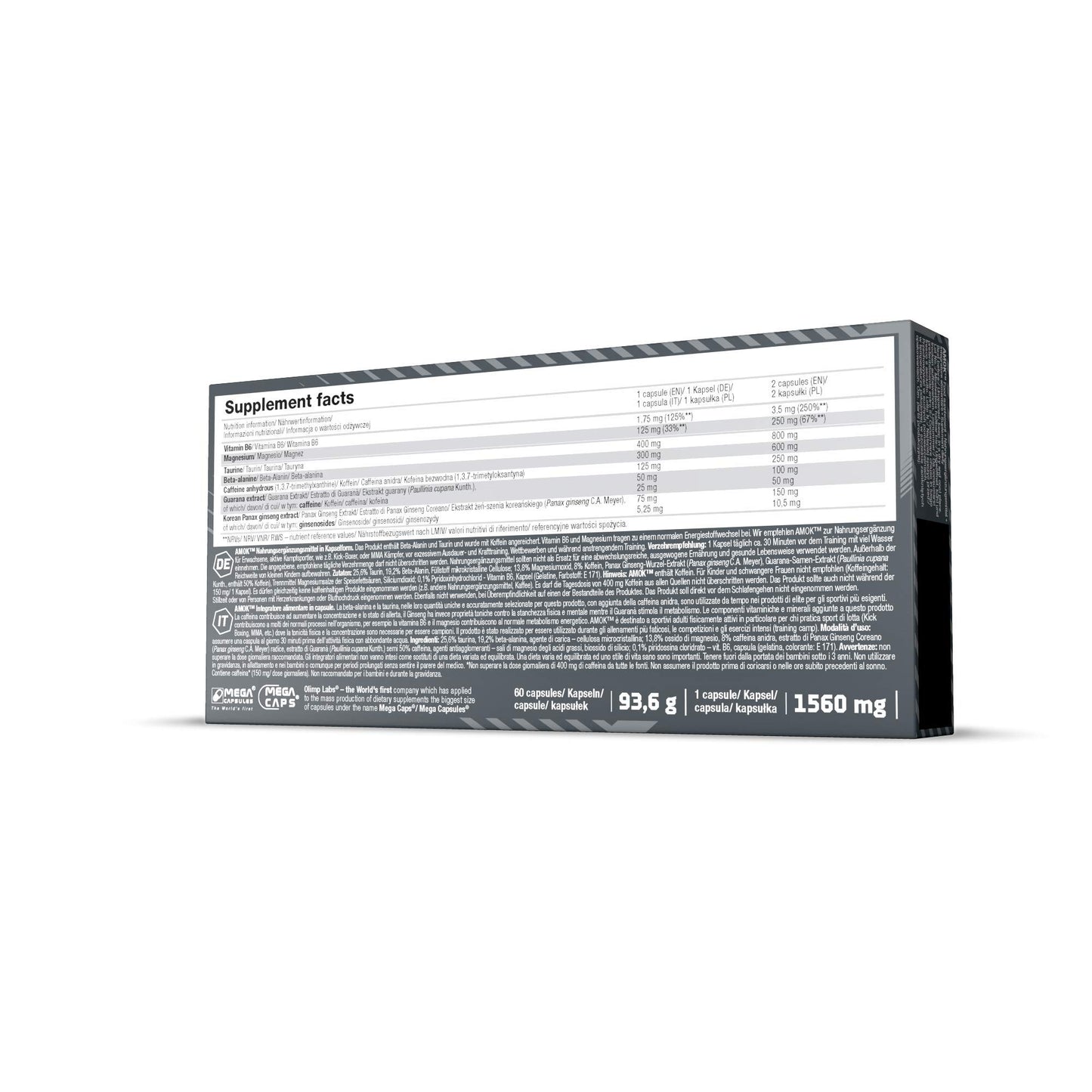 OLIMP Amok โ 60 Capsules