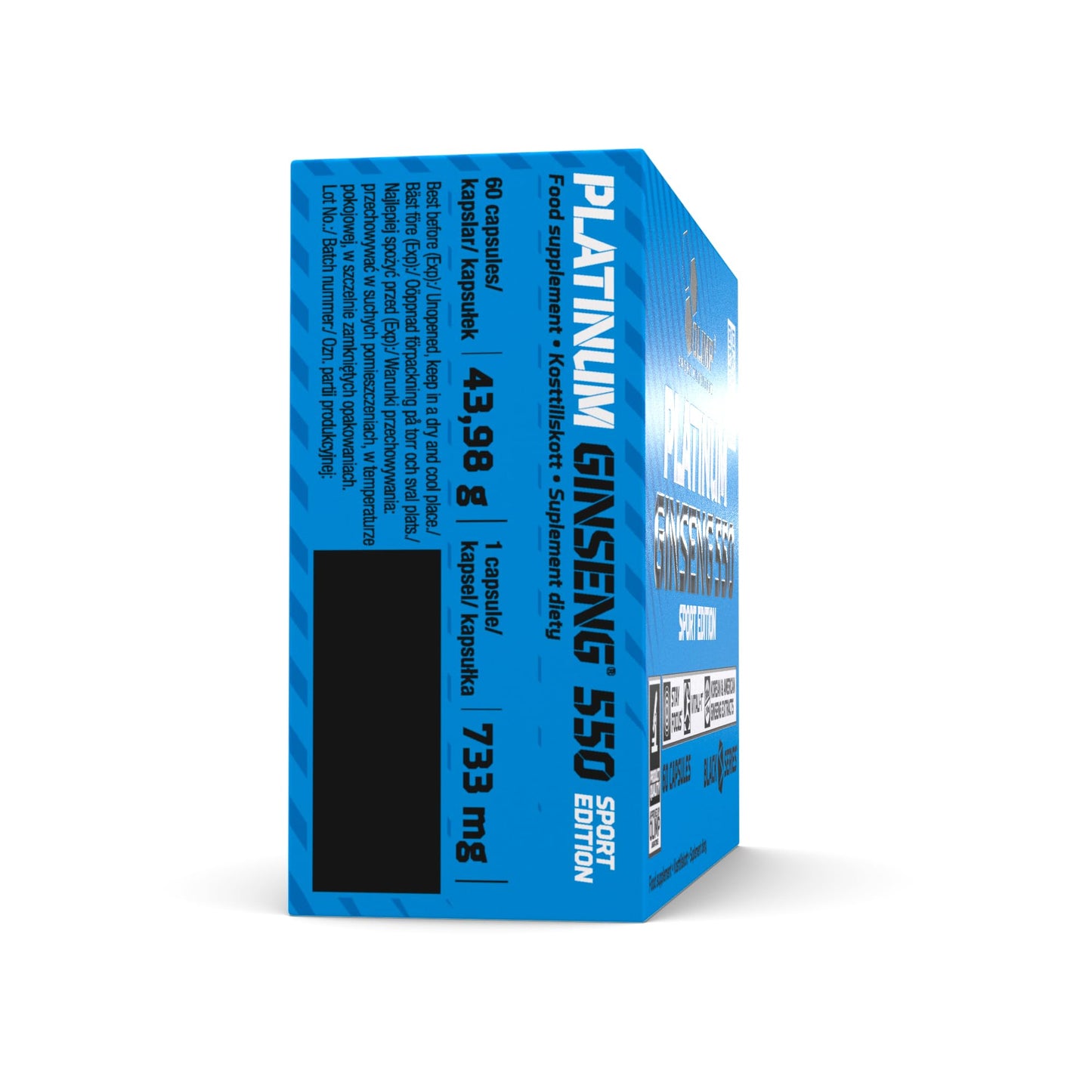 ⚡ Olimp Platinum Ginseng 550 Sport Edition – Power Up Your Performance (60 Capsules)