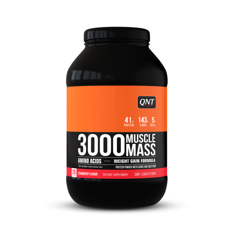 🏋️‍♂️ QNT Muscle Mass 3000 – Belgian Chocolate | 3 Kg