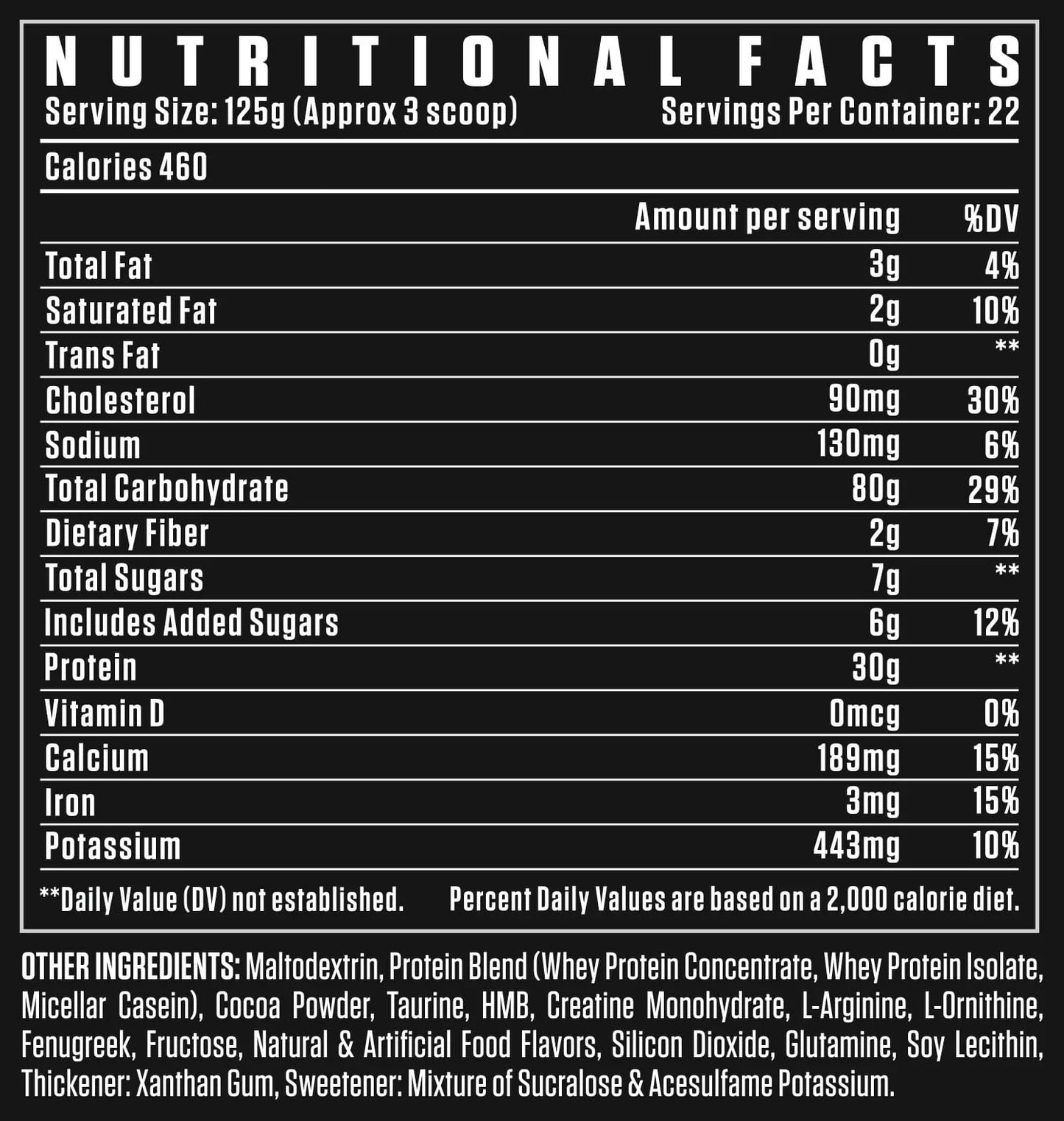 Dexter Jackson Signature Series Black Series Anabolic Mass Gainer (16 lbs | Chocolate Flavor)