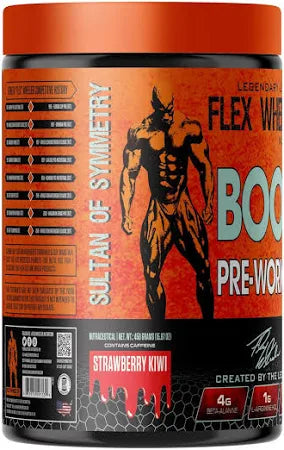 💥 Flex Wheeler Nutrition BOOM Advanced Pre-Workout | Fruit Punch | 225g – 30 Servings