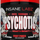🔥 Insane Labz Psychotic – High-Stimulant Pre-Workout | Fruit Punch | 35 Servings