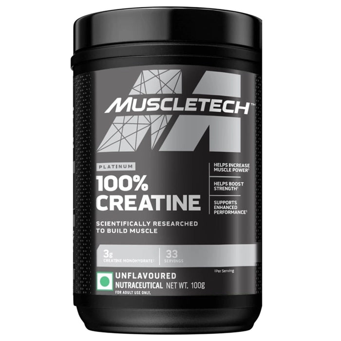 MuscleTech Platinum 100% Creatine – 250g (Unflavoured)
