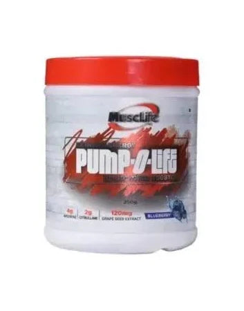 Musclife Pump O Life – Blueberry Casein Protein | 250g