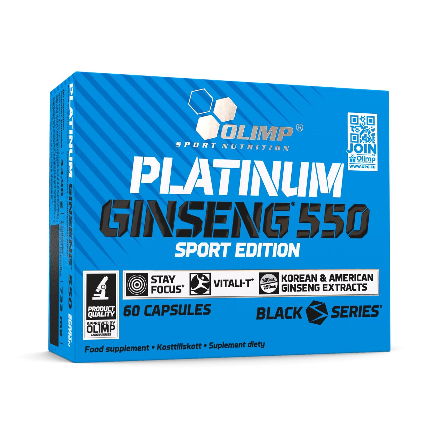 ⚡ Olimp Platinum Ginseng 550 Sport Edition – Power Up Your Performance (60 Capsules)