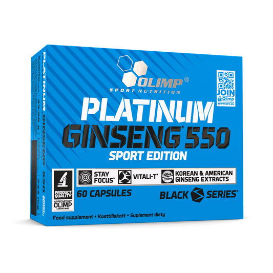 ⚡ Olimp Platinum Ginseng 550 Sport Edition – Power Up Your Performance (60 Capsules)