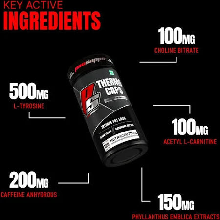 🔥 ProSupps Thermo Caps – Advanced Pre-Workout Fat Burner