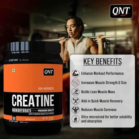 ⚡ QNT Creatine Monohydrate – 90g (30 Servings)