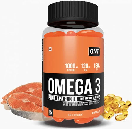 QNT Omega 3 – 1000mg Nordic Fish Oil (60 Softgels)