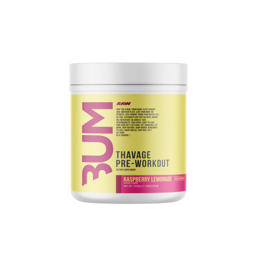 💪 RAW Thavage Pre-Workout – 5-Peat (Red Gummy) | 40 Servings