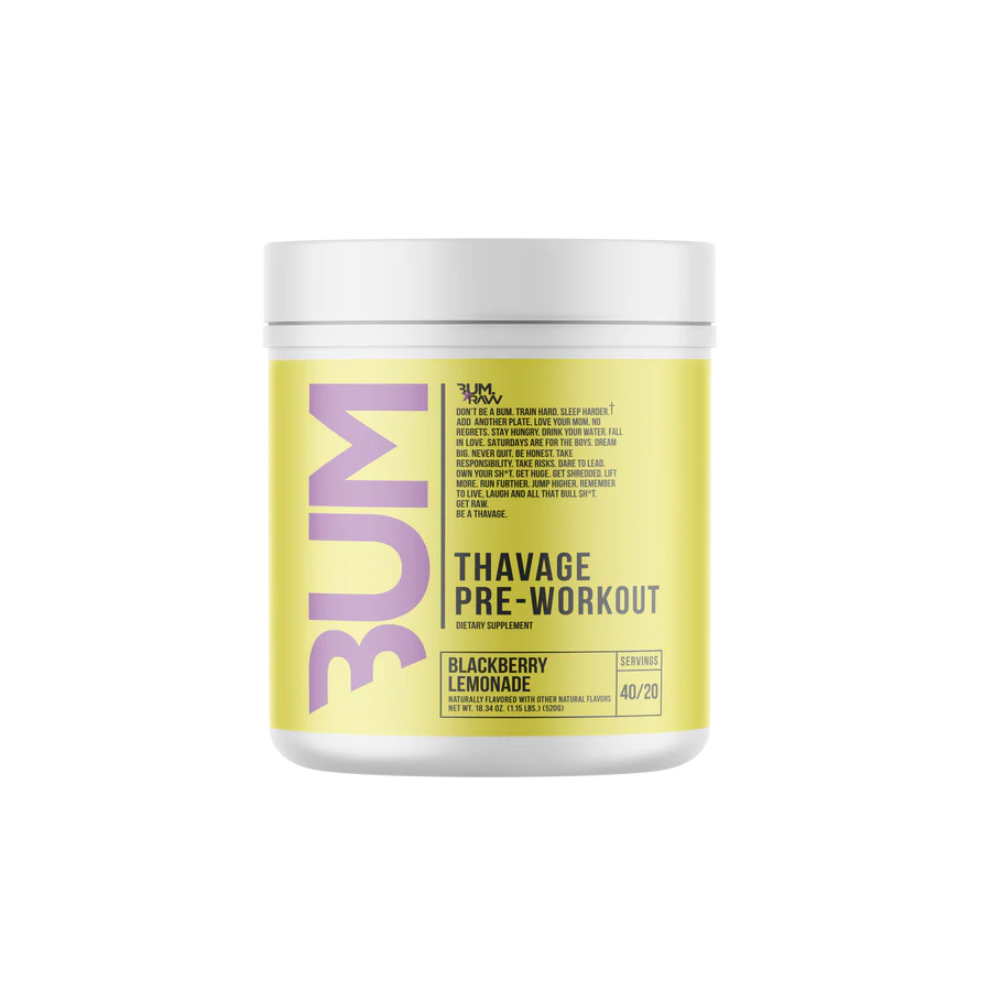 💪 RAW Thavage Pre-Workout – 5-Peat (Red Gummy) | 40 Servings