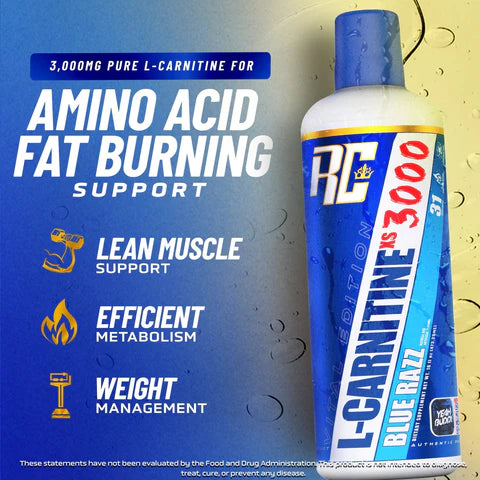 🔥 RONNIE COLEMAN L-Carnitine 3000mg | Liquid Fat Burner | Mango Pineapple – 540g